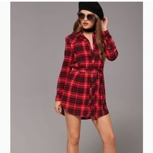 Forever 21 Plain Flannel Shirt Dress