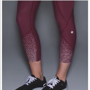 Lululemon Tight Stuff Tight in Bordeaux.