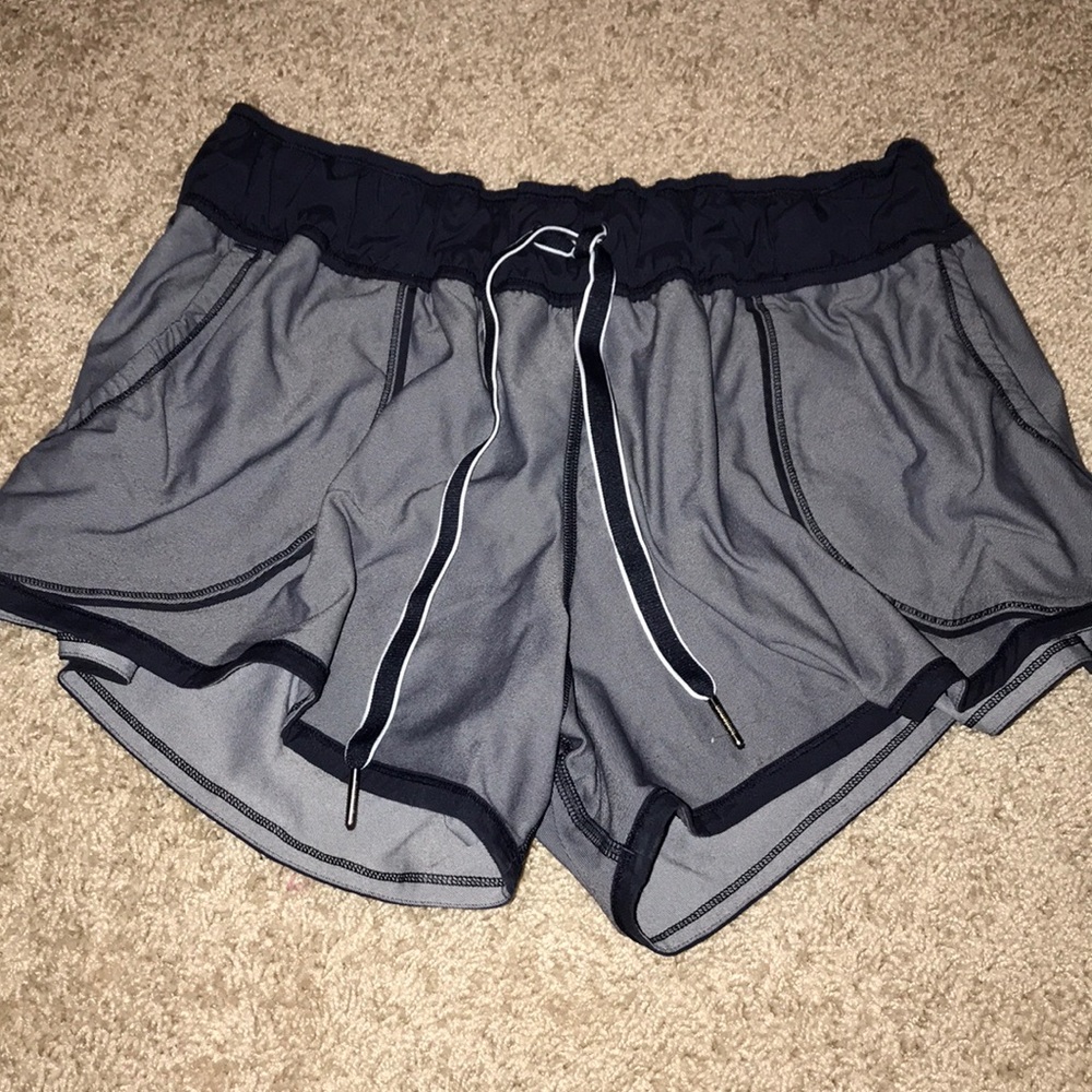 Lululemon grey and navy shorts
