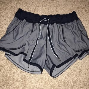 Lululemon grey and navy shorts