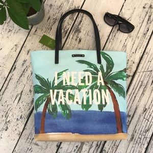 NWT I Need A Vacation Kate Spade Bag!