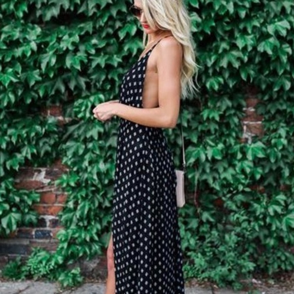 LAST ONE! Sexy and Flirty Deep V Plunge open back - Picture 3 of 5