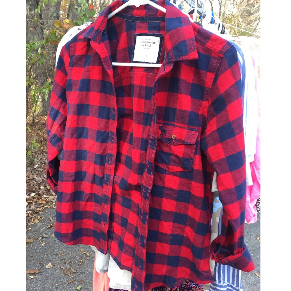 Abercrombie plaid shirt
