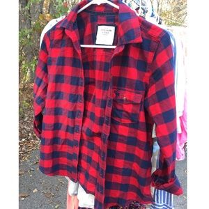 Abercrombie plaid shirt