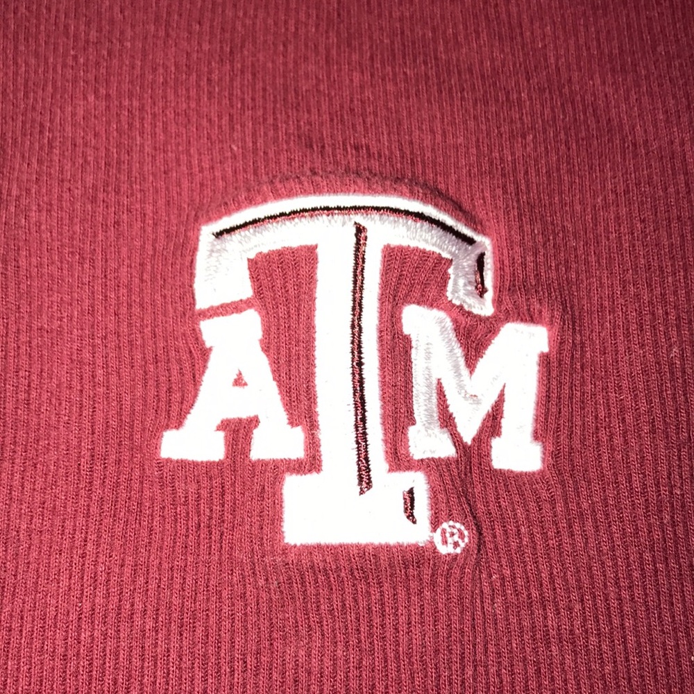 TEXAS A&M SZ L TANK MAROON - Picture 2 of 3