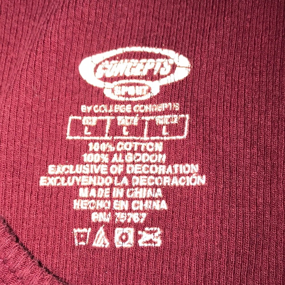 TEXAS A&M SZ L TANK MAROON - Picture 3 of 3