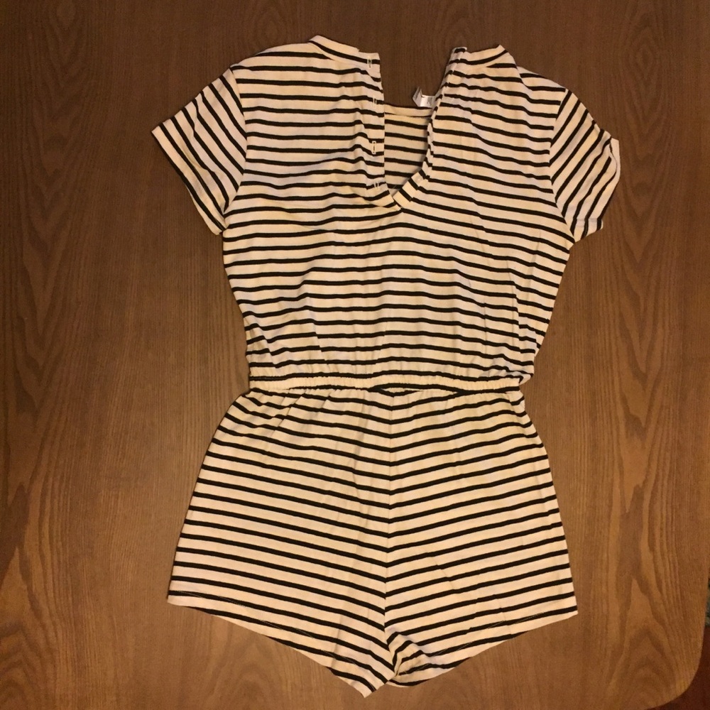 American Apparel Stripe Romper