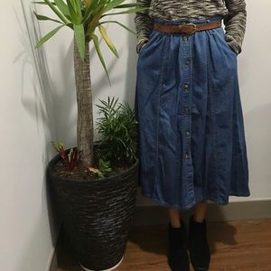 ✨SALE✨ Long Jean blue skirt