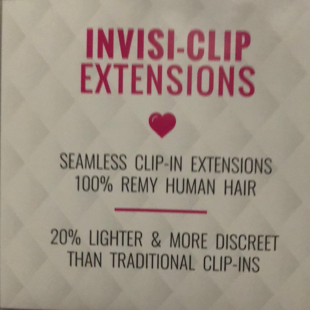 Glam seamless invisi-clip extensions