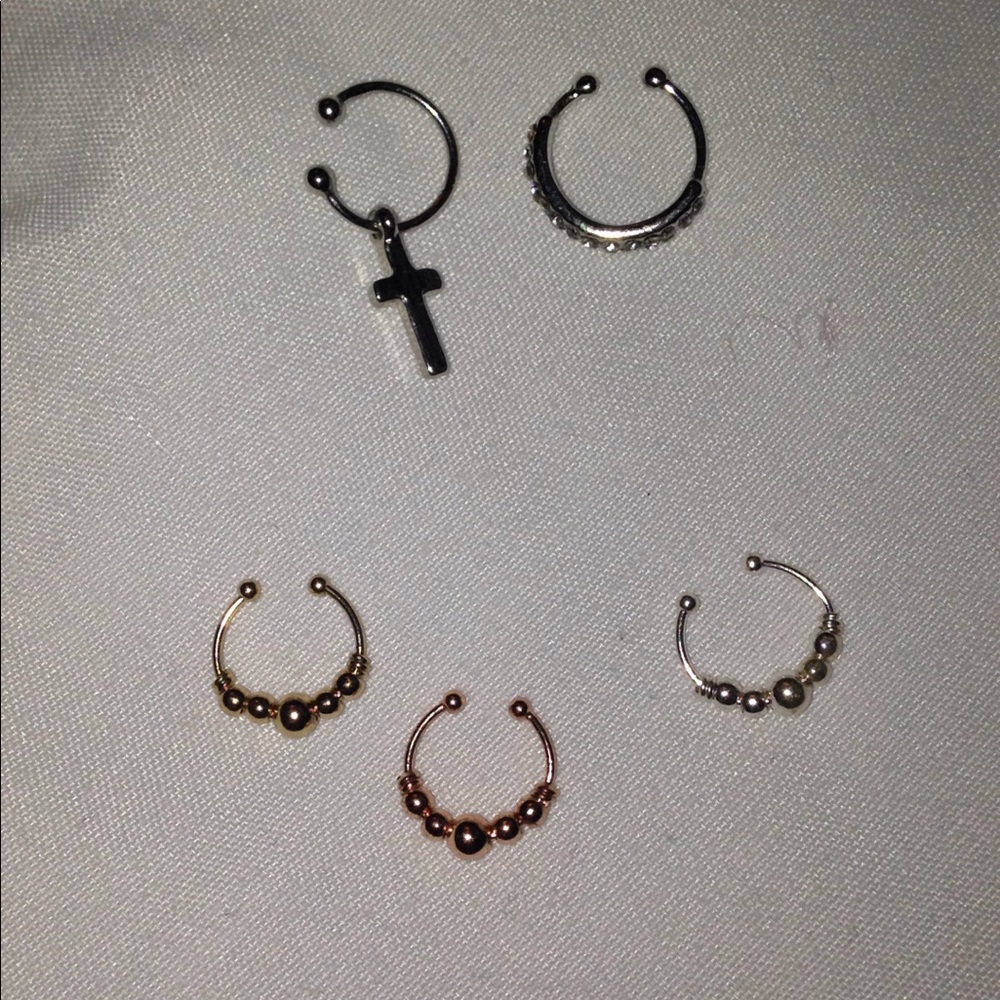 Fake nose and ear suds/rings