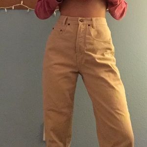 khaki mom jeans