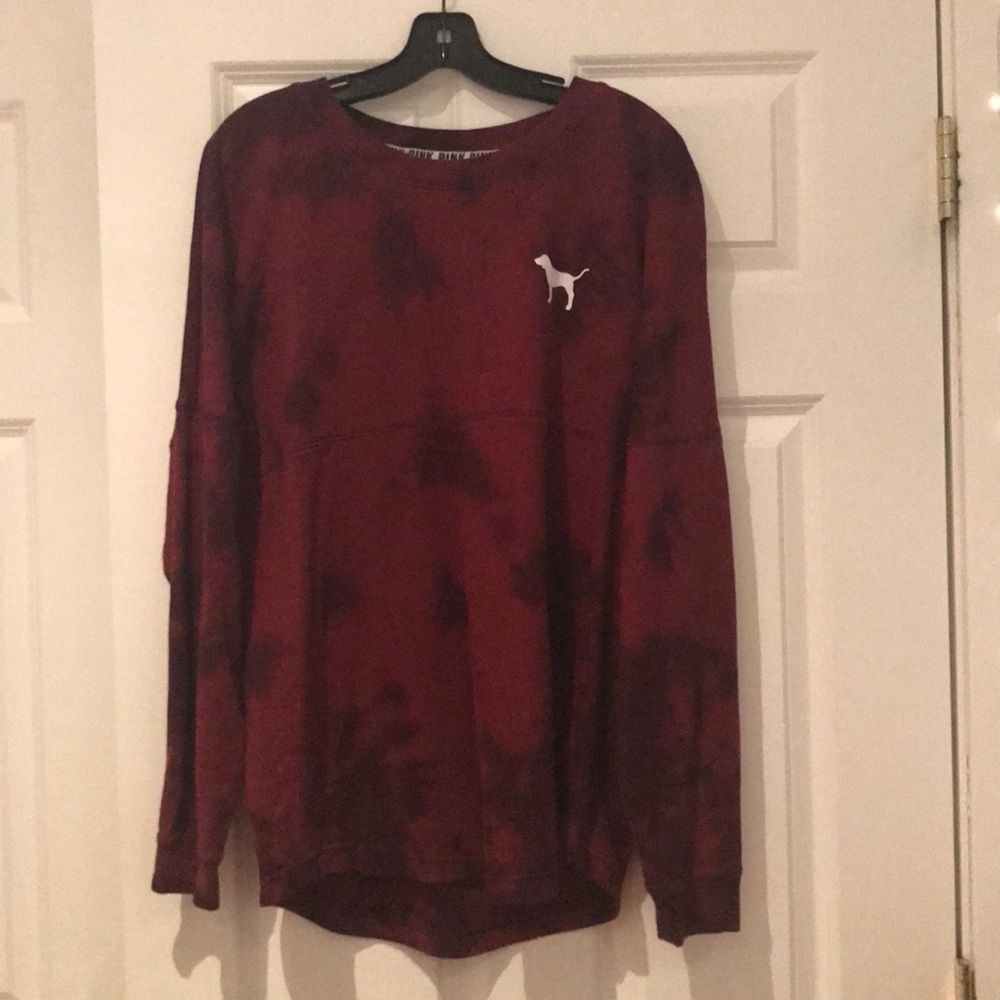 PINK Tie-dye Long Sleeve