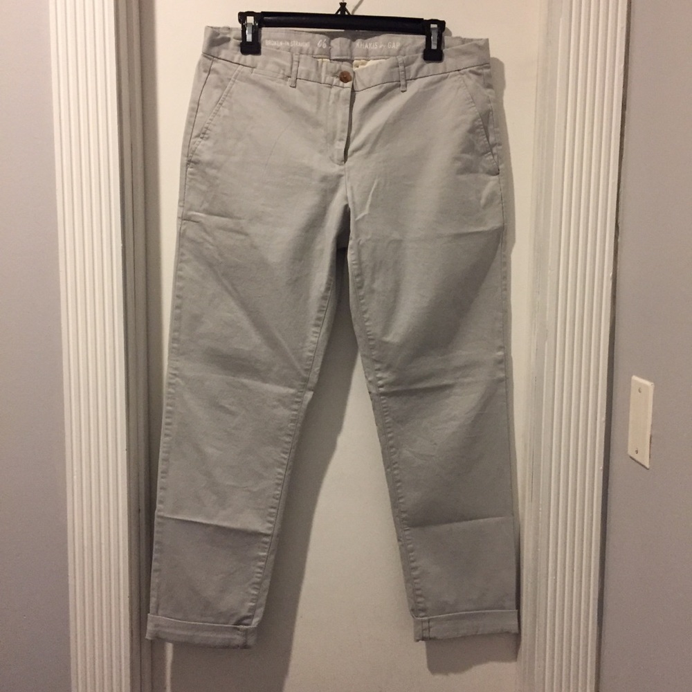 Gap “Broken in Straight” khakis
