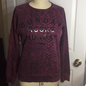 Scotch & Soda Snakeskin Print Sweatshirt