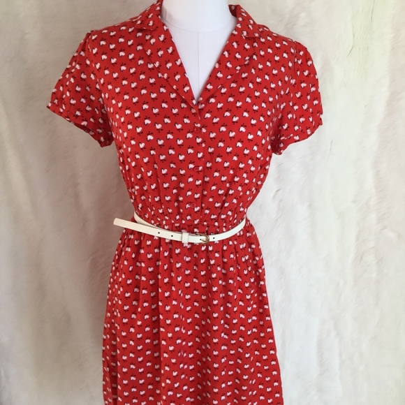 pic Chicken Print Dress f21 chicken print dress