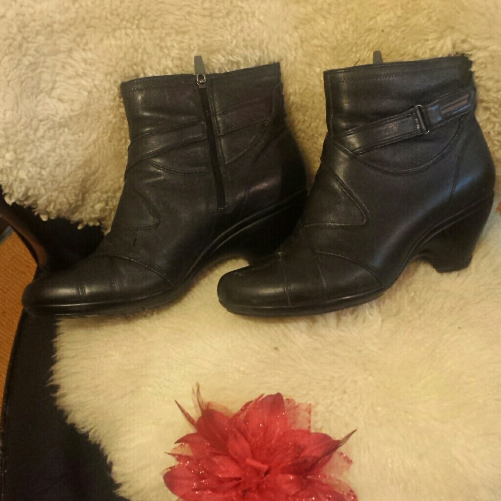 Black leather