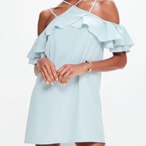Blue Ruffle Dress