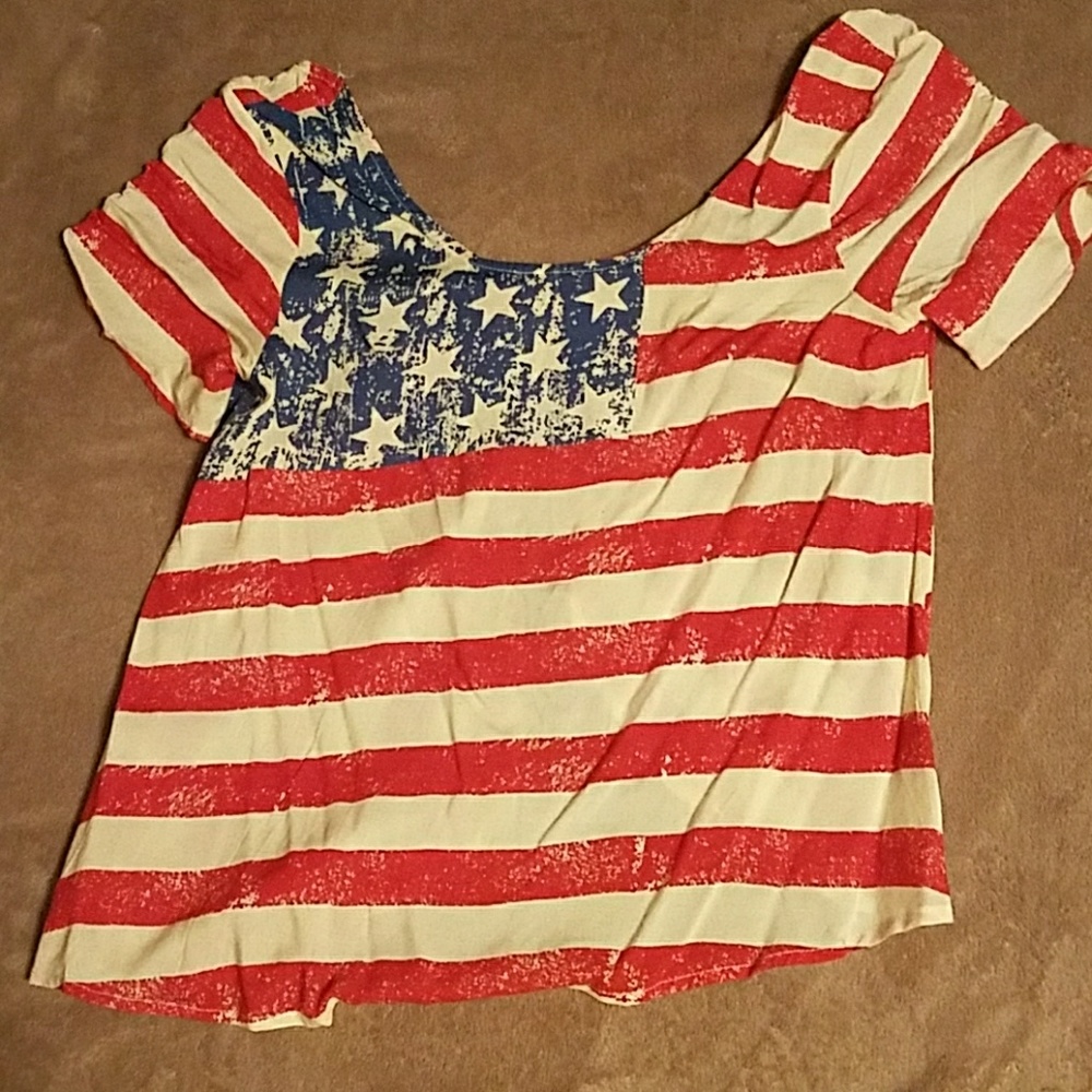 Medium Rue 21 American Flag tee
