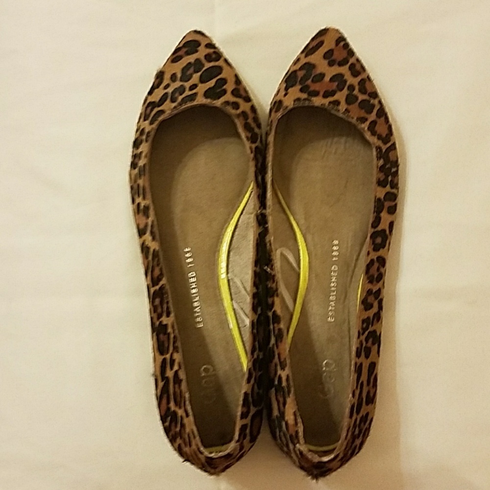 Leopard print GAP flats
