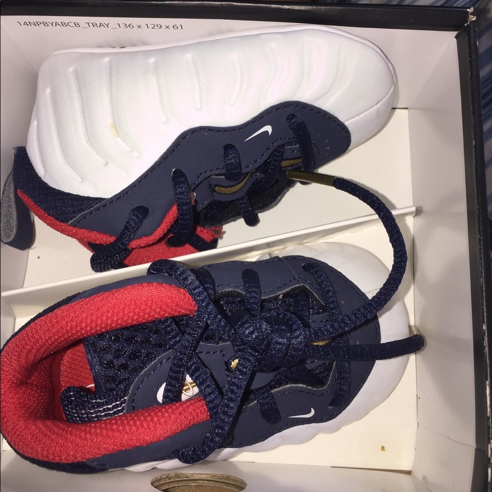 Infant Olympic Foamposite sneakers! For sale!
