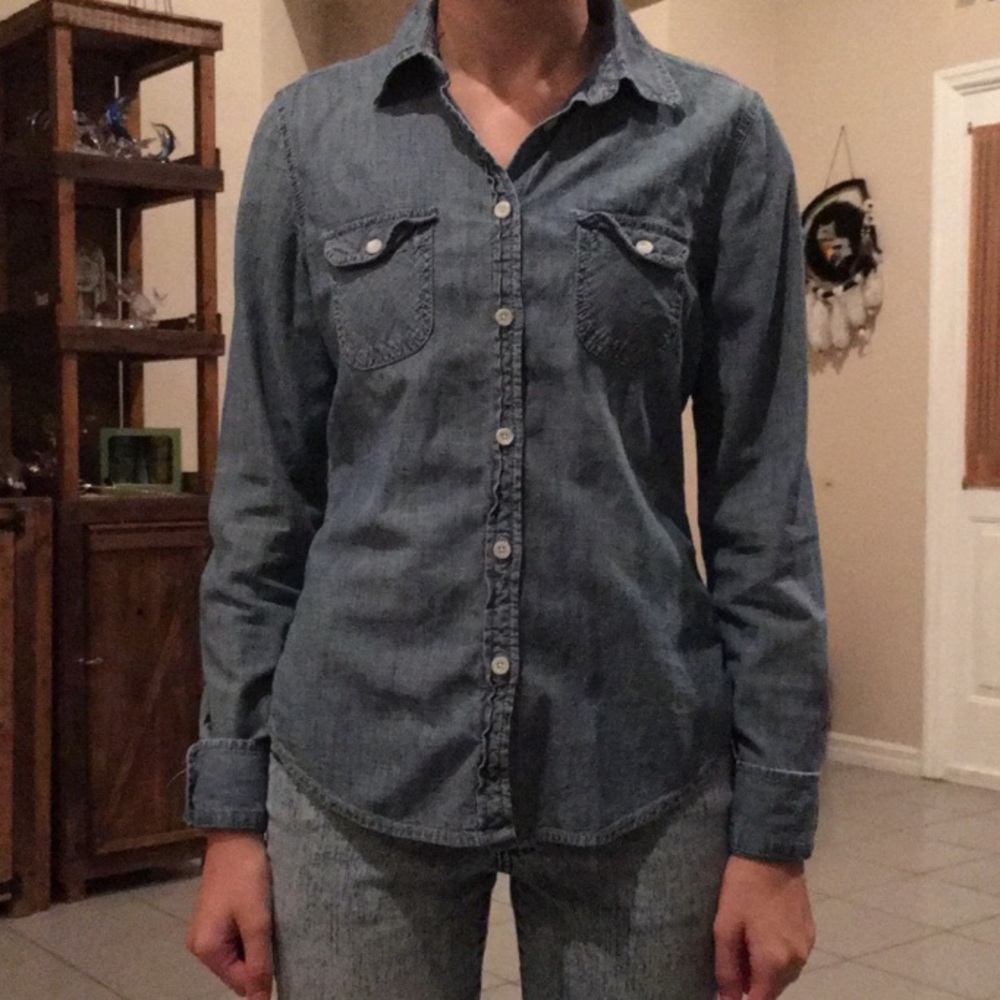 Jean long sleeve T-shirt