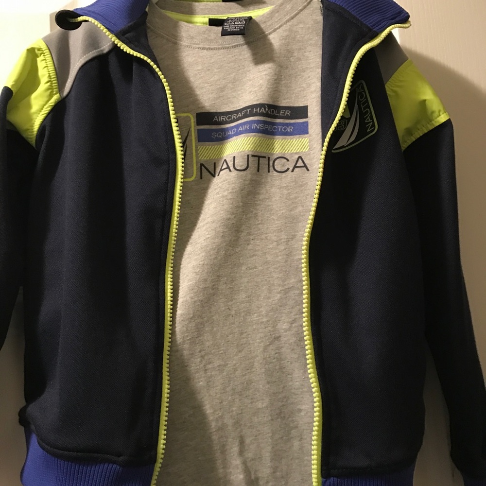 Nautica Polo Sweater with Matching Shirt