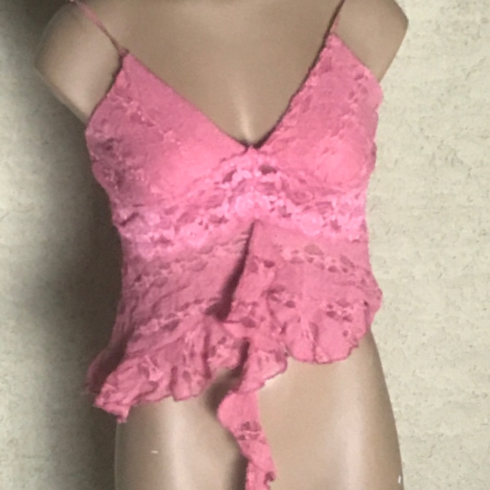 Pink Lace Top