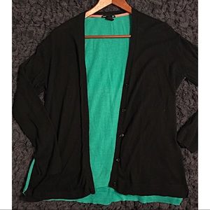 H&M Colorblock Cardigan Sweater