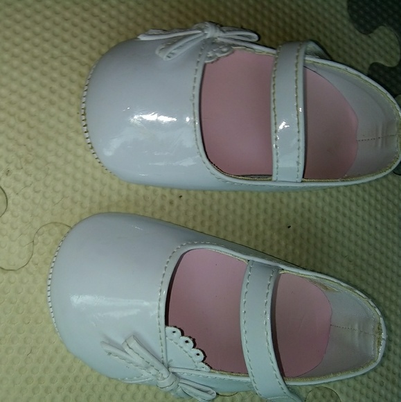 🌠Infant Girls White bow dress shoes - Picture 4 of 5
