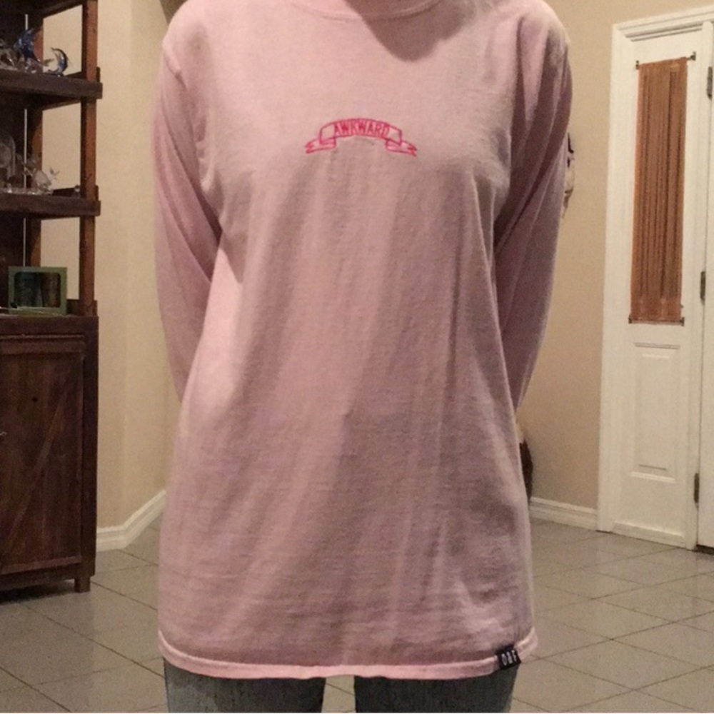 Pink long sleeve shirt