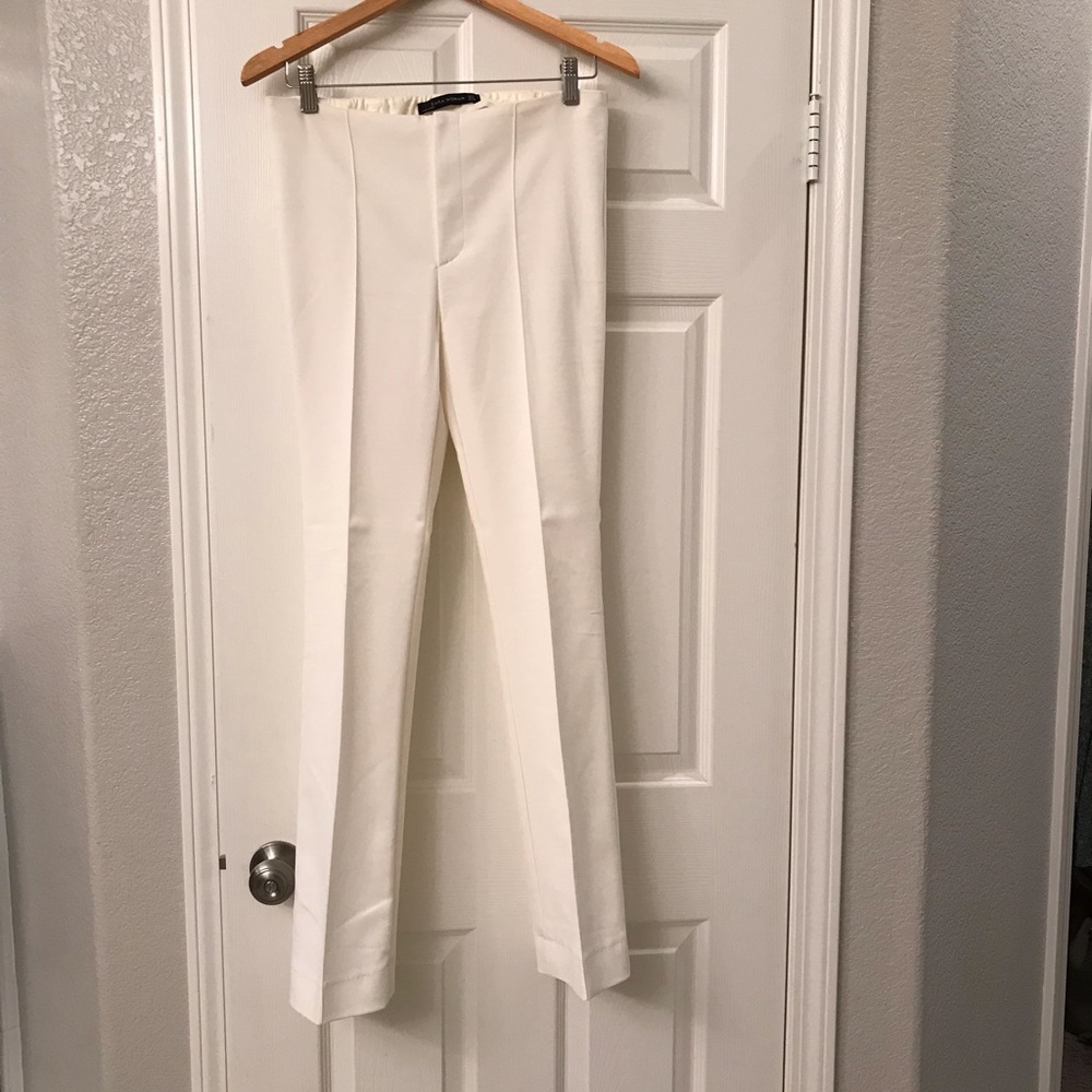 Zara white trousers