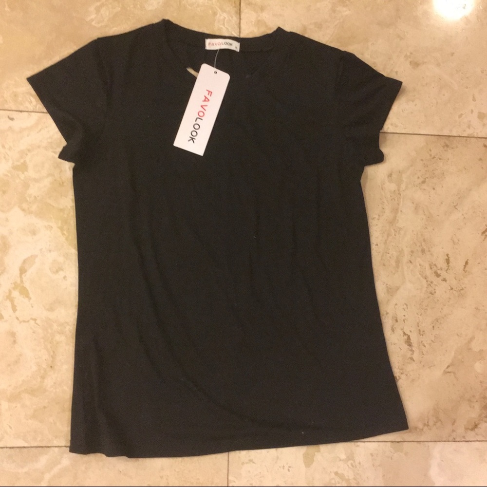 Angel Wings Cutout Shirt