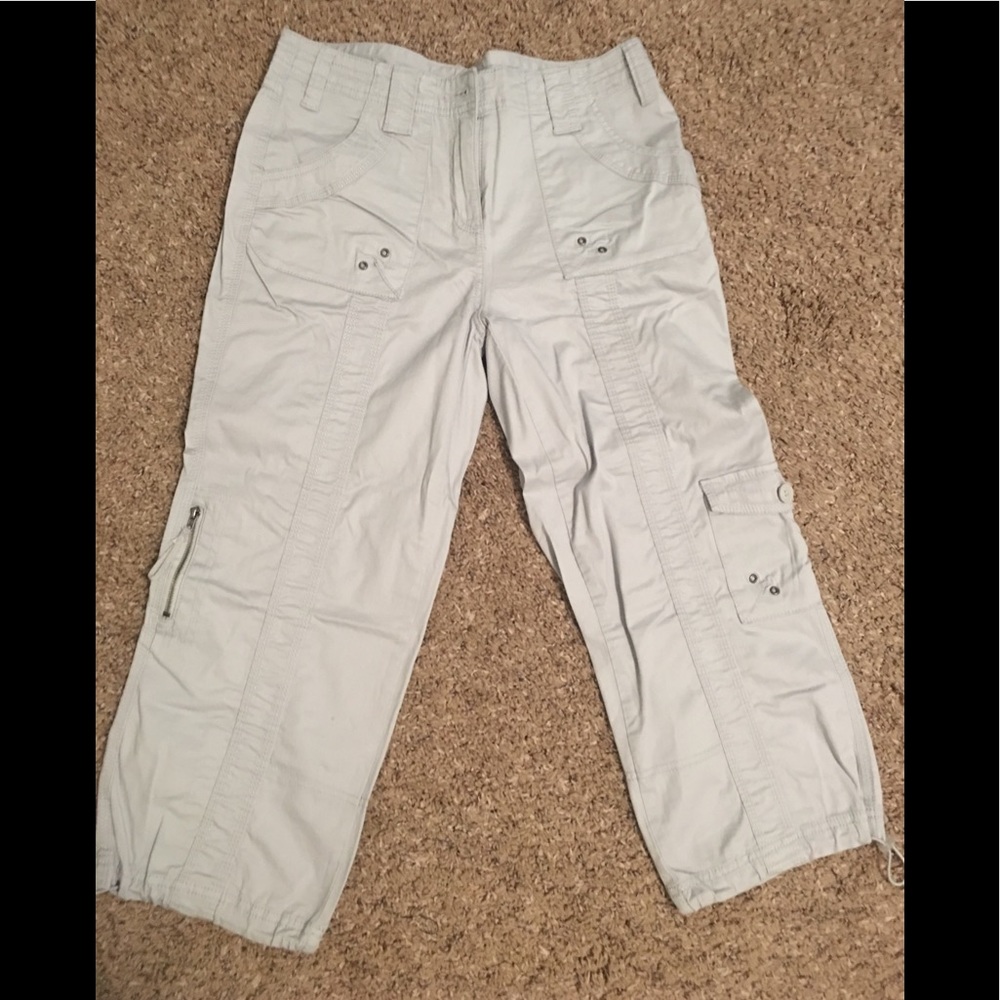 Style & co. cropped cargo pants