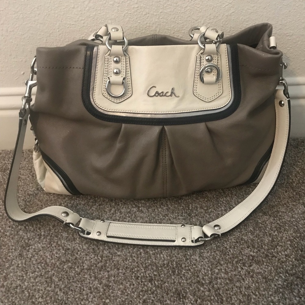 Authentic leather Coach purse