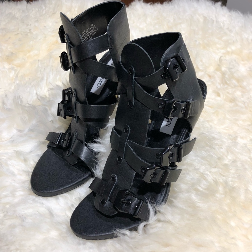 Brand New Steve Madden Leather Heels