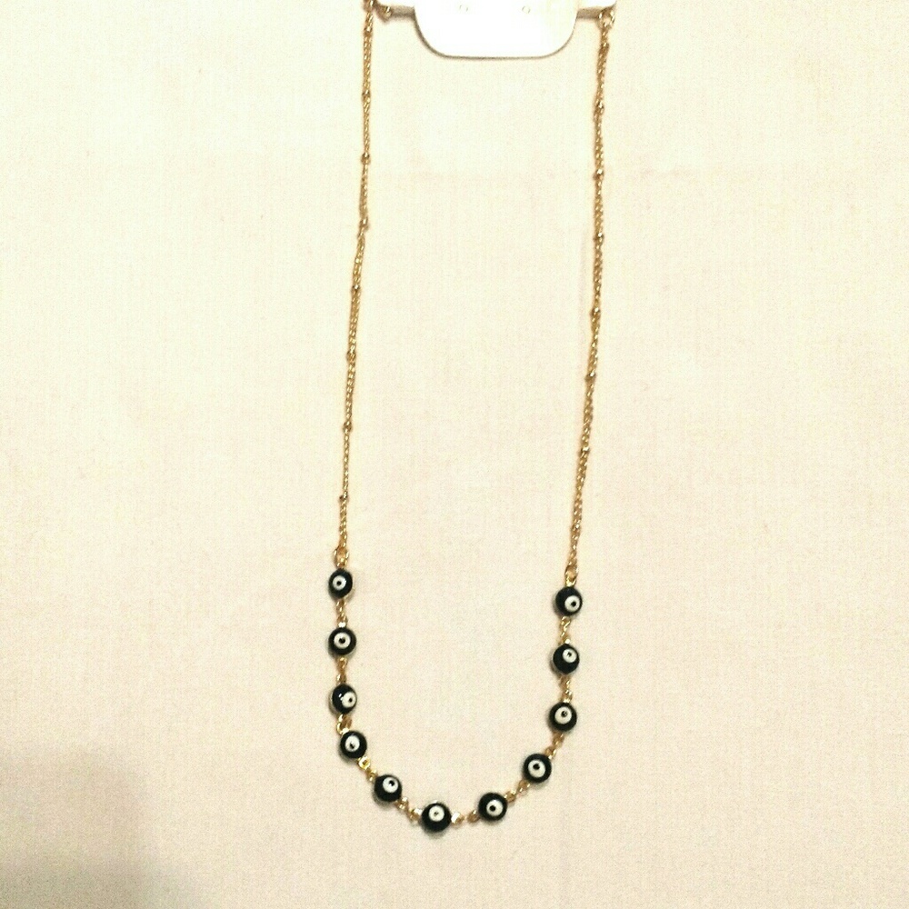 Classic Dark Blue Evil Eye Necklace