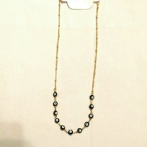 Classic Dark Blue Evil Eye Necklace