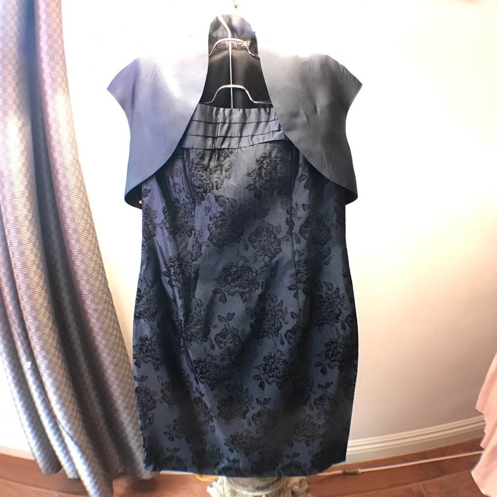 Scott McClintoc Two Piece Blue Floral Lace Stitch