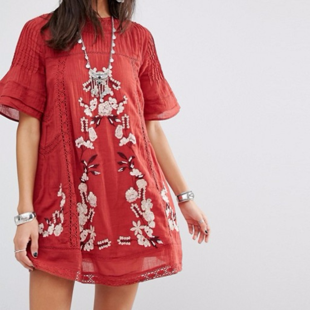 Free People Perfectly Victorian Mini Dress Small