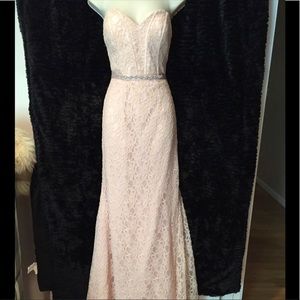 Pale Pink Prom/wedding/ dress