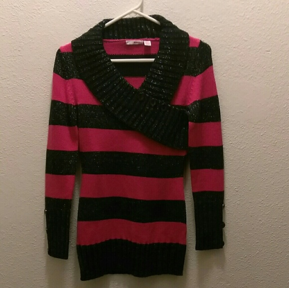 BONGO Other - #083👉🏼New Sweater Shirt Pink/Black/Silver #NoTag
