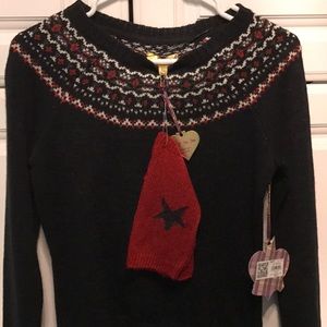 Black Princess Vera Wang Sweater