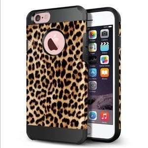 Iphone 6s plus Leopard print protective case