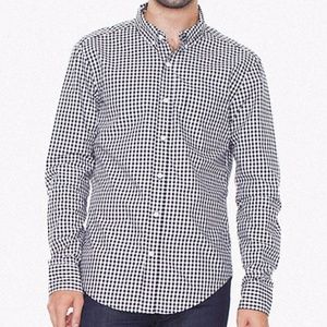 NEW American Apparel Poplin L/S Slim Fit Shirt