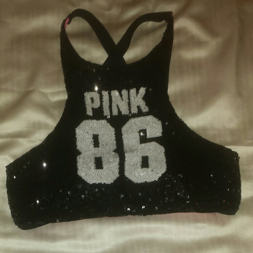 All sequin bikini top
