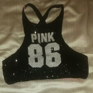 All sequin bikini top