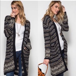 Stylish cozy & warm long cardigan