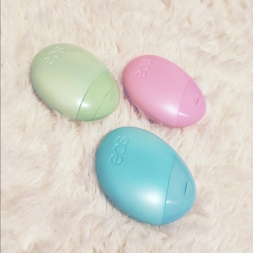 Three eos hand lotion