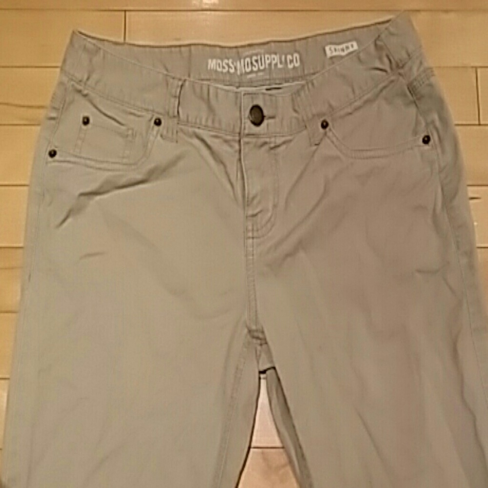 Juniors Mossimo Skinny Kahki Pants