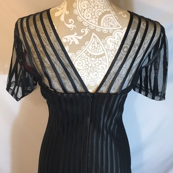 NWT JS Collection black vertical stripe occasion👗 - Picture 5 of 8